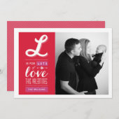 たくさんの愛 | バレンタインデーの写真カード シーズンカード (正面/裏面)