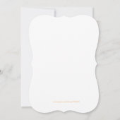 たくさんの愛/象カップルハートカップルのシャワー 招待状 (裏面)