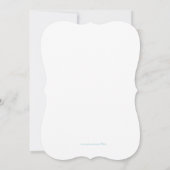 たくさんの愛/象カップルハート結婚式の招待 招待状 (裏面)