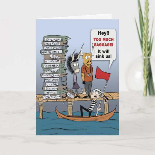 たくさんの手荷物! カード (正面)