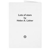 たくさんの星 (裏面)