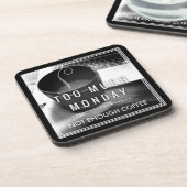 たくさんの月曜日ない十分なコーヒー コースター (左側)