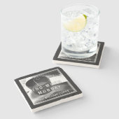 たくさんの月曜日ない十分なコーヒー ストーンコースター (横)