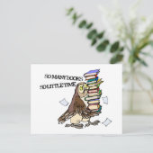 たくさんの本 ポストカード (スタンド正面)