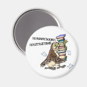 たくさんの本 マグネット (正面/裏面)