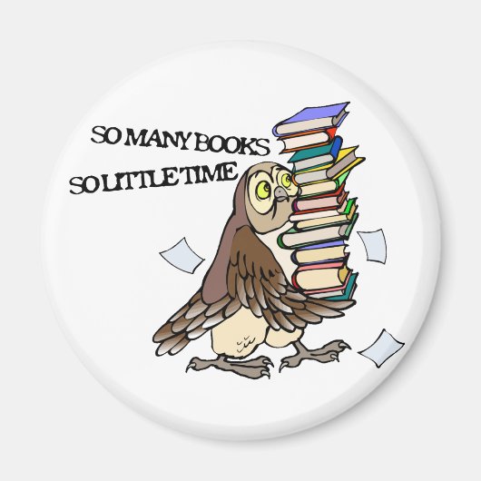 たくさんの本 マグネット (正面)