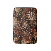 たくさんの松のコーン バスマット (正面縦)