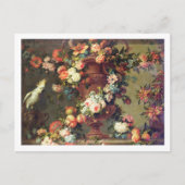 たくさんの果物と花 ポストカード (正面)