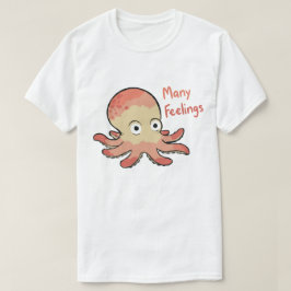 たくさんの気持ちタコ Tシャツ