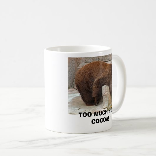 たくさんの熱いココア! コーヒーマグカップ (正面右)