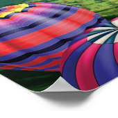 たくさんの熱気球ポスター ポスター (角)