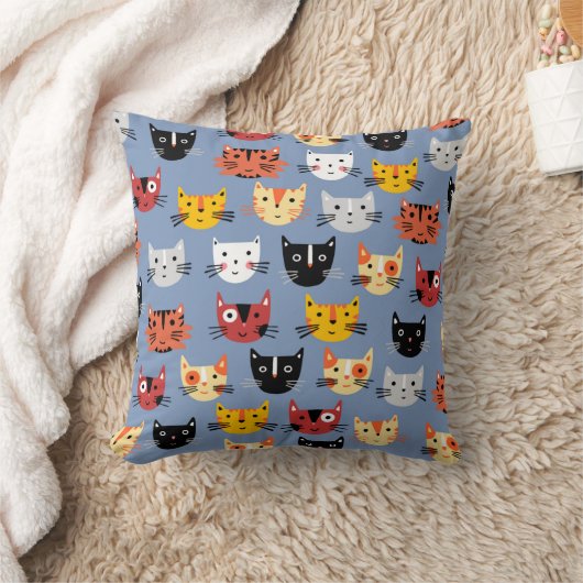 たくさんの猫 クッション (ブランケット)