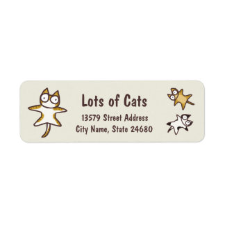 たくさんの猫 ラベル