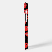 たくさんの目のかわいい赤いハート Case-Mate iPhoneケース (裏面 / 左)