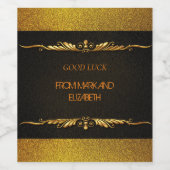 たくさんの素敵な願い ワインラベル (シングルラベル)