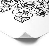 たくさんの花を彩る ポスター (角)