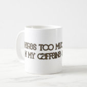 たくさんの血 コーヒーマグカップ (正面左)