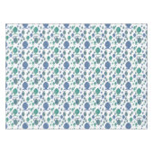 たくさんの青い魚 テーブルクロス (正面(横))