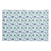 たくさんの青い魚 枕カバー (裏面-左)