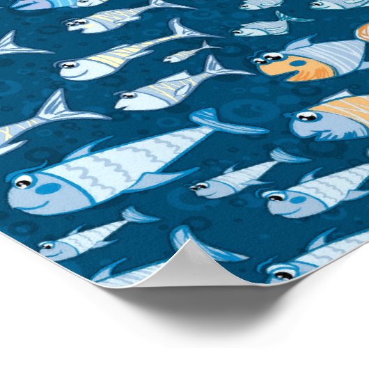 たくさんの魚 – ポスター (角)