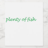 たくさんの魚 ワインラベル (シングルラベル)