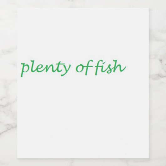 たくさんの魚 ワインラベル (シングルラベル)