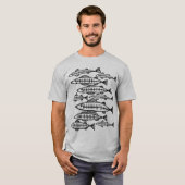 たくさんの魚 Tシャツ (正面フル)