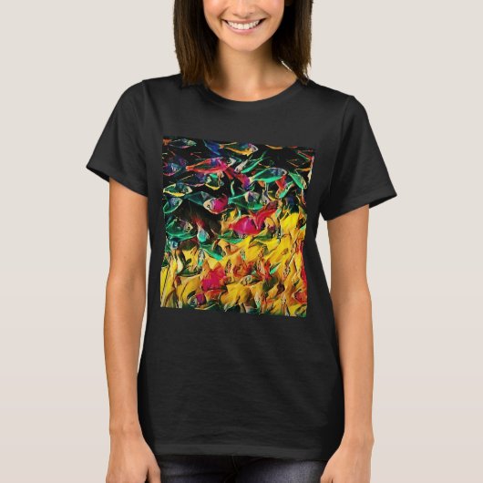 たくさんの魚 Tシャツ (正面)