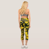 たくさんの黄色い梅 カプリレギンス (裏面)