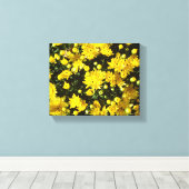 たくさんの黄色い梅 キャンバスプリント (インサイチュ (ウッドフロア))