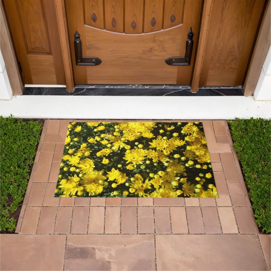 たくさんの黄色い梅 ドアマット (室外)
