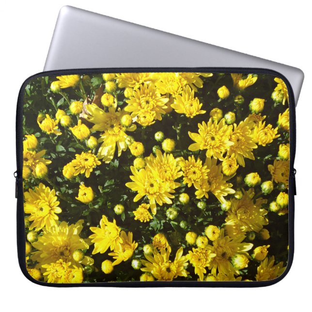 たくさんの黄色い梅 ラップトップスリーブ (正面)