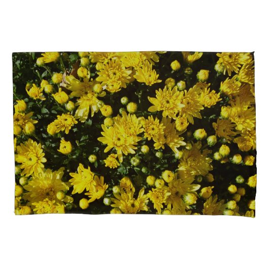 たくさんの黄色い梅 枕カバー (正面)