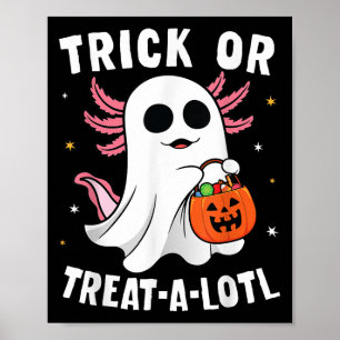 たくさんトリック・オア・トリート Lotl アホロートル ハロウィン コスチューム ポスター
