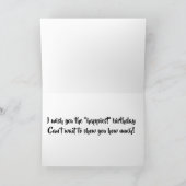 ***たくさん愛***あなたの誕生日カード カード (内部)