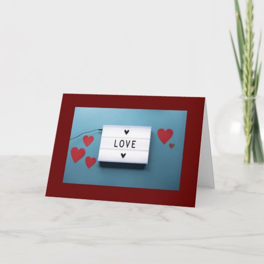 ***たくさん愛***あなたの誕生日カード カード (正面)