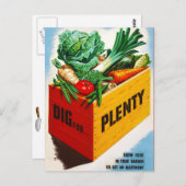 たくさん掘る ポストカード (正面/裏面)