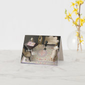 たくさん縫ってくれてありがとう!ノートカード、カスタマイズ可能 カード (黄色い花)