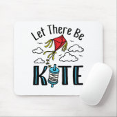 たこが可愛い凧を揚げる飛んでいる マウスパッド (マウス)