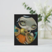 「たこカボチャ」はがき ポストカード (スタンド正面)