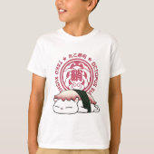 たこ寿司ねこ Tシャツ (正面)