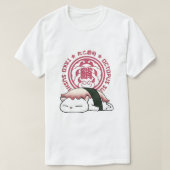 たこ寿司ねこ Tシャツ (デザイン正面)