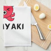 たこ焼き キッチンタオル (四つ折り)