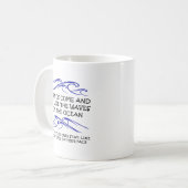 たこ 真の友達 面白いマグカップ コーヒーマグカップ (正面左)