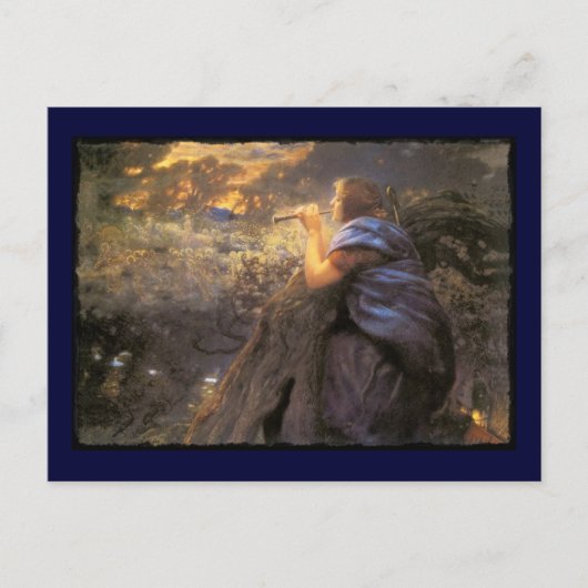 たそがれに妖精の国の踊ること ポストカード (正面)