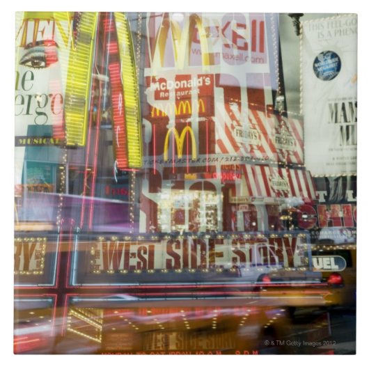 たそがれのタイムズ・スクエア タイル (正面)