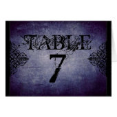 たそがれのテーブルカード (正面横)