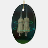 たそがれの姉妹のオーナメント セラミックオーナメント (左)