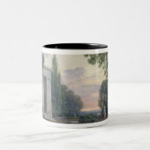 たそがれの歩行 ツートーンマグカップ (中央)