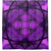 たそがれの開花 シャワーカーテン (正面)